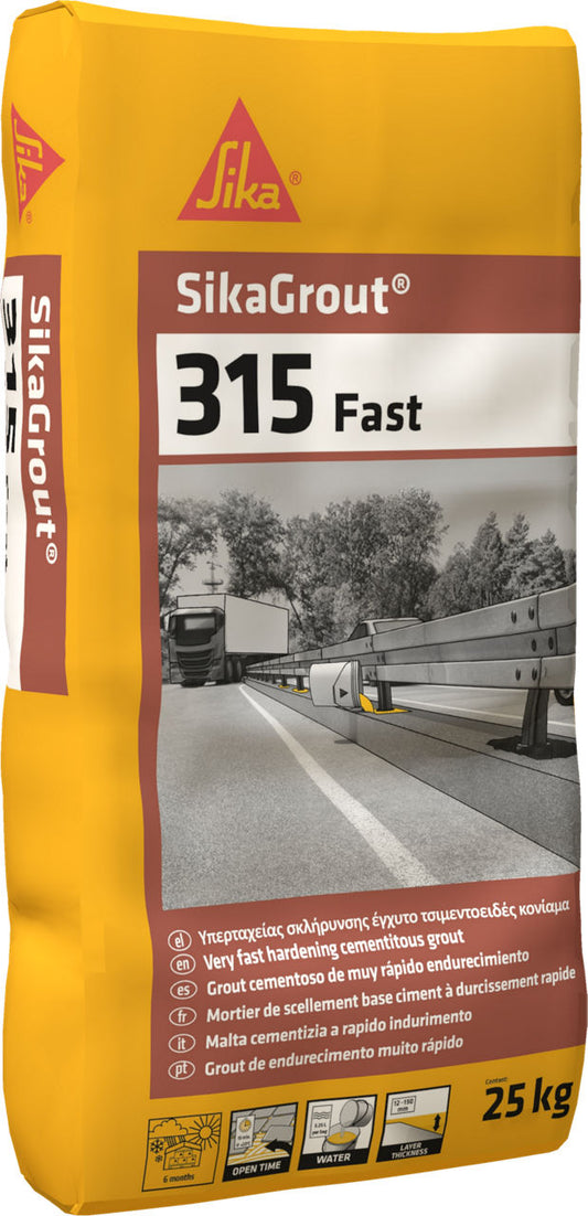 Sika SikaGrout-315 Fast grout cementoso rápido en saco de 25 kg