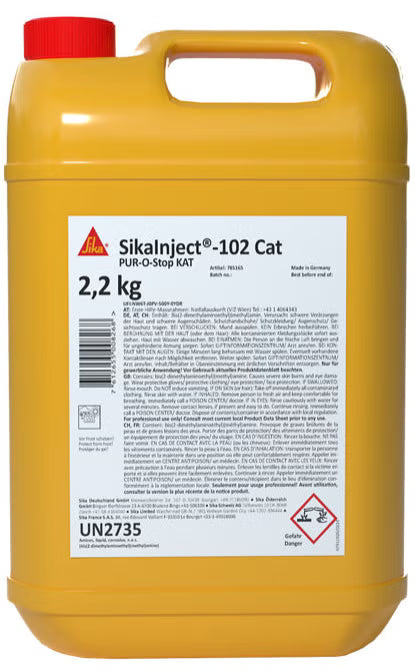 Sika SikaInject-102 resina de inyección de poliuretano hidroexpansiva