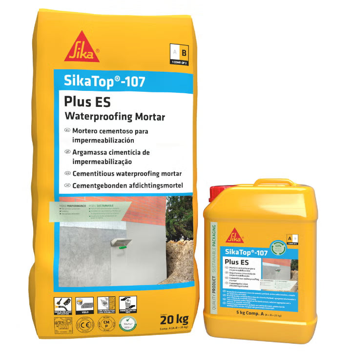 Sika SikaTop-107 Plus ES mortero impermeabilizante bicomponente