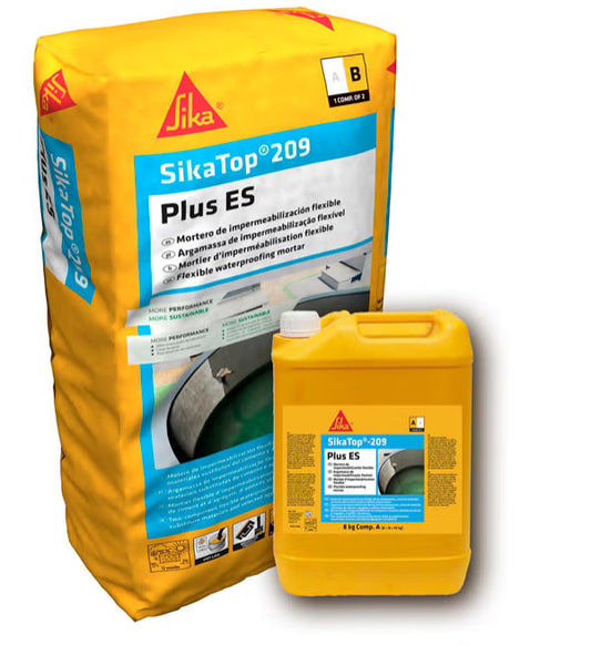 Sika SikaTop-209 Plus ES mortero impermeabilizante flexible bicomponente