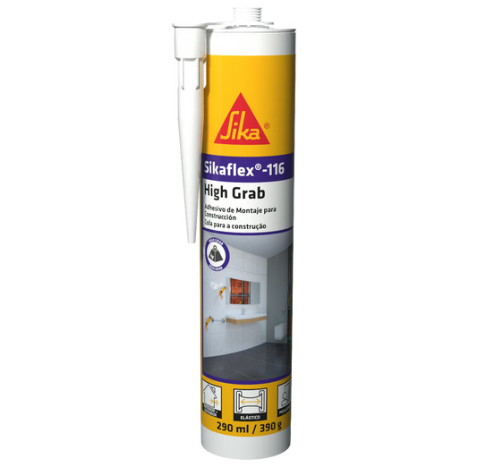 Sika Sikaflex-116 High Grab adhesivo de montaje de alto agarre en cartucho de 290 ml