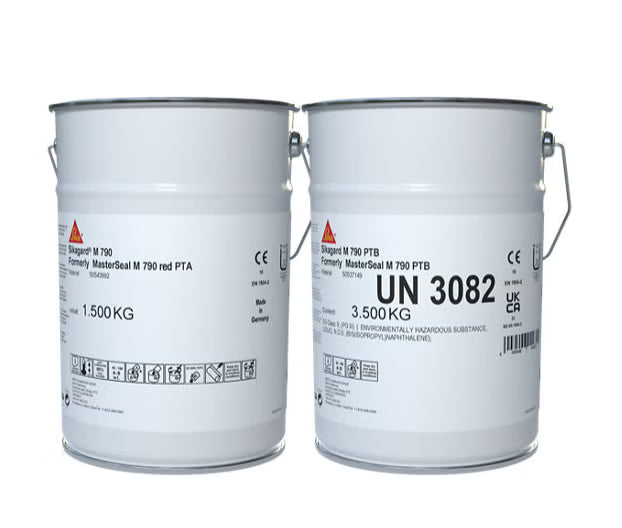 Sika Sikagard M 790 membrana de alta resistencia química en color gris