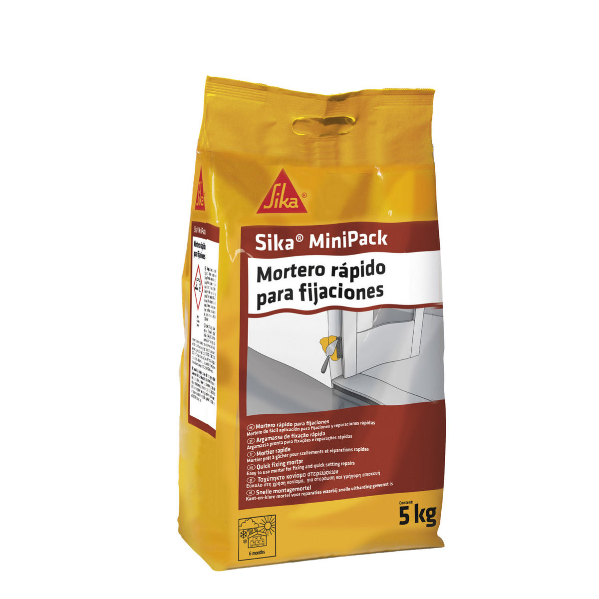 Sika Minipack Mortero Rápido para Fijaciones bolsa de 5 kg