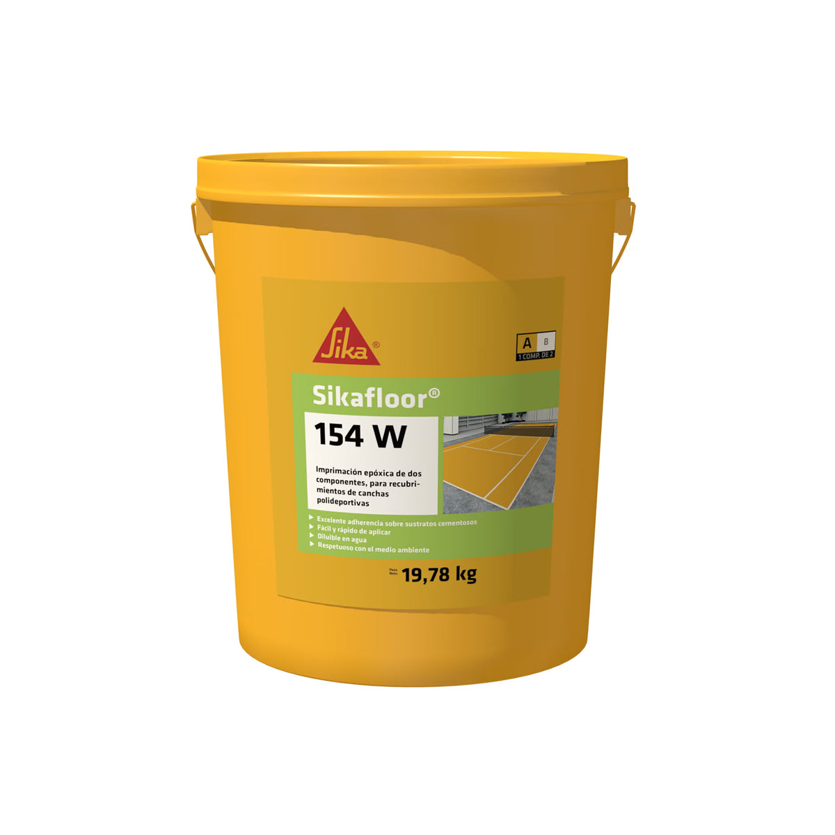 Sikafloor-154 W imprimación epoxi en base agua lote 25 kg