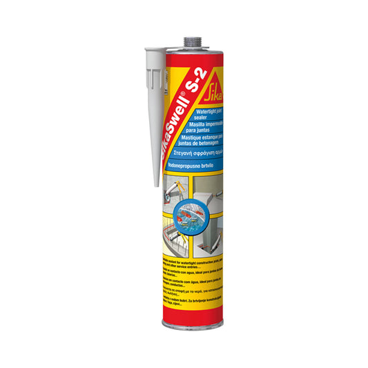 Sika SikaSwell S-2 masilla hidroexpansiva rojo óxido en cartucho