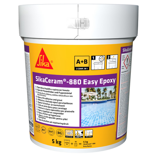 Sika SikaCeram-880 Easy Epoxy rejuntado epoxi blanco en lote de 5 kg