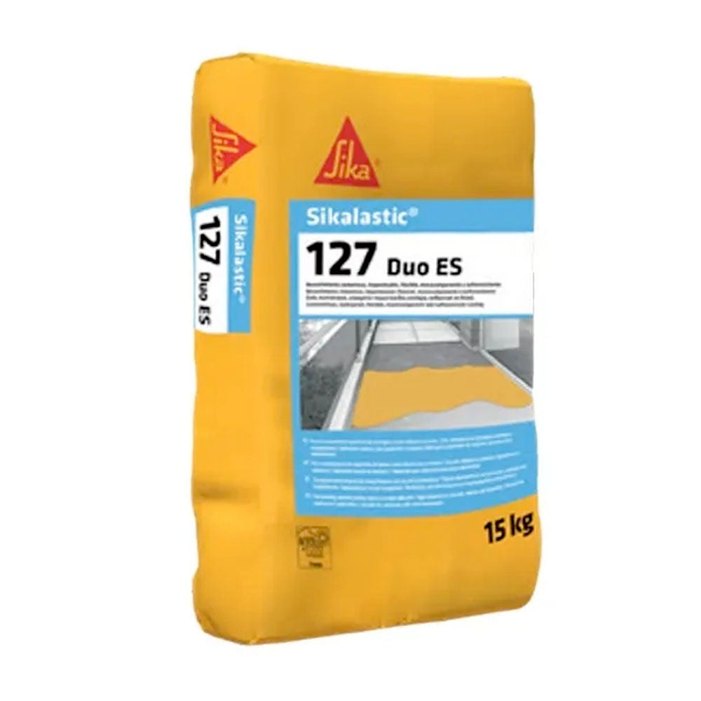 Sika Sikalastic-127 Duo ES mortero impermeabilizante flexible y adhesivo cerámico en saco de 15 kg