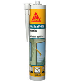 Sika SikaSeal-178 sellador acrílico pintable blanco en cartucho de 300 ml