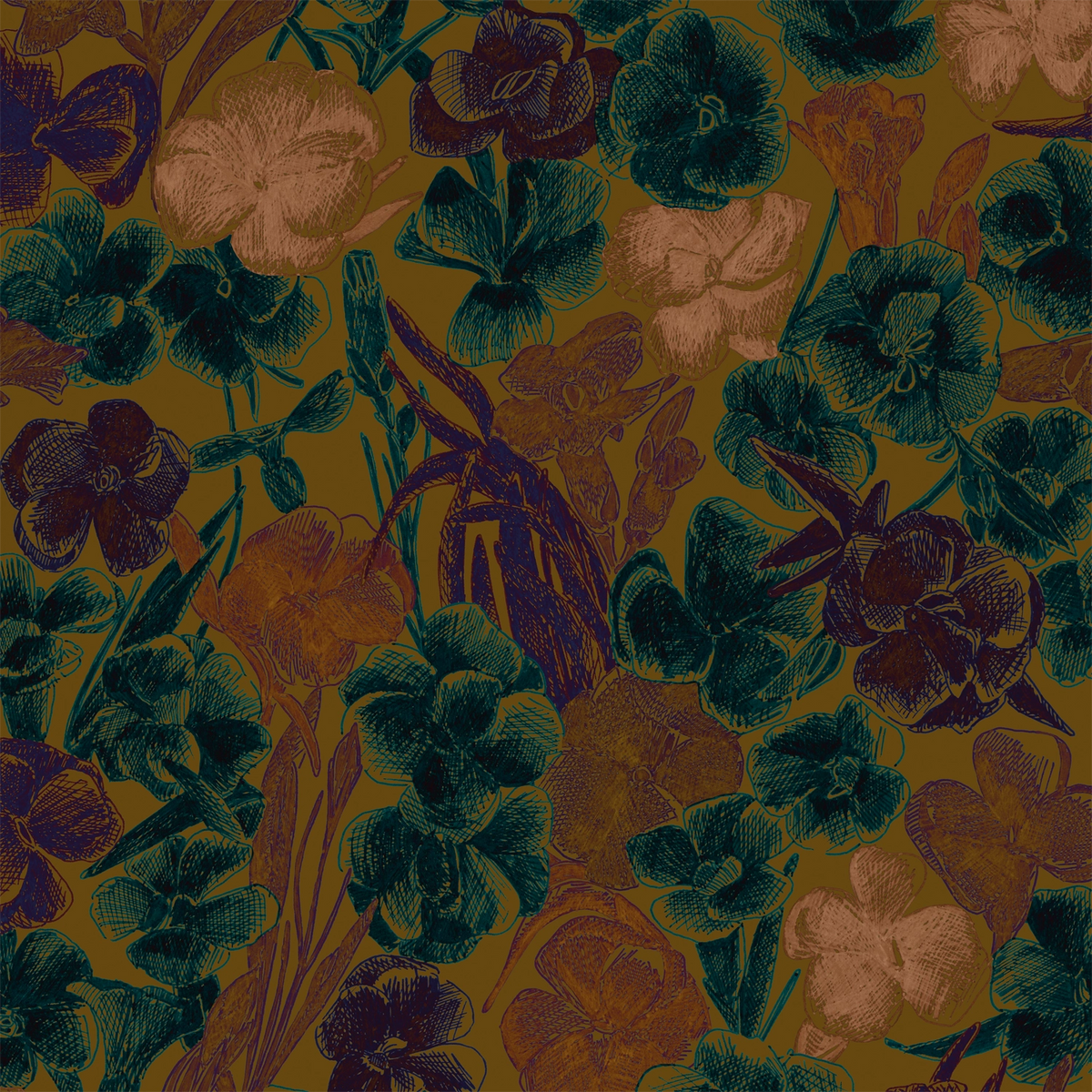 Estampe ES07 — papel pintado Ressource Faune & Flore