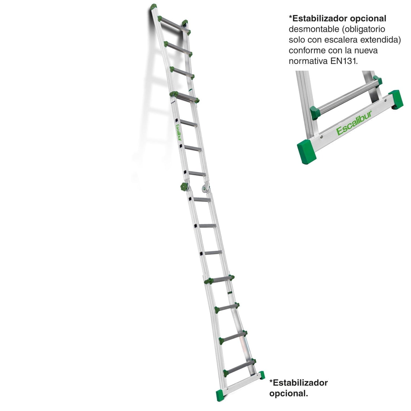 Escalera Telescópica Multiusos de uso doméstico