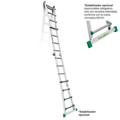 Escalera Telescópica Multiusos de uso doméstico