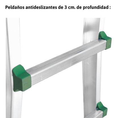 Échelle télescopique polyvalente à usage domestique