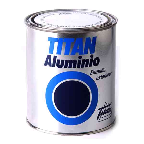 Esmalte Titan Aluminio Exteriores