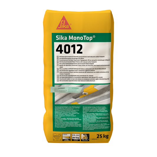 Sika MonoTop-4012 ES mortero de reparación estructural R4 en saco de 25 kg