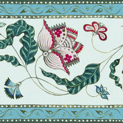 Frise Indienne FIN02 — papel pintado Ressource Antoinette Poisson