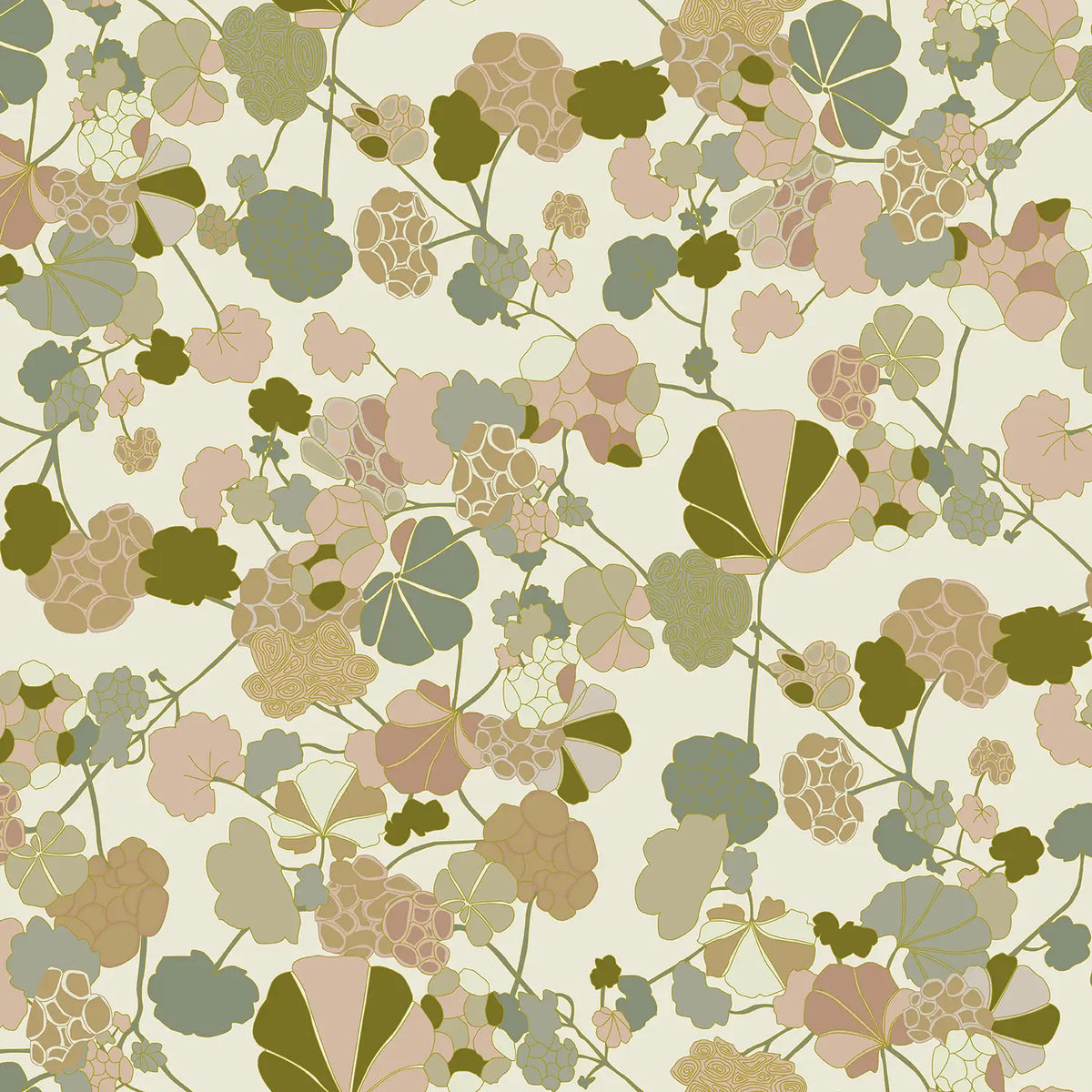 Florescence FL04 — papel pintado Ressource Forestine Edition N°2