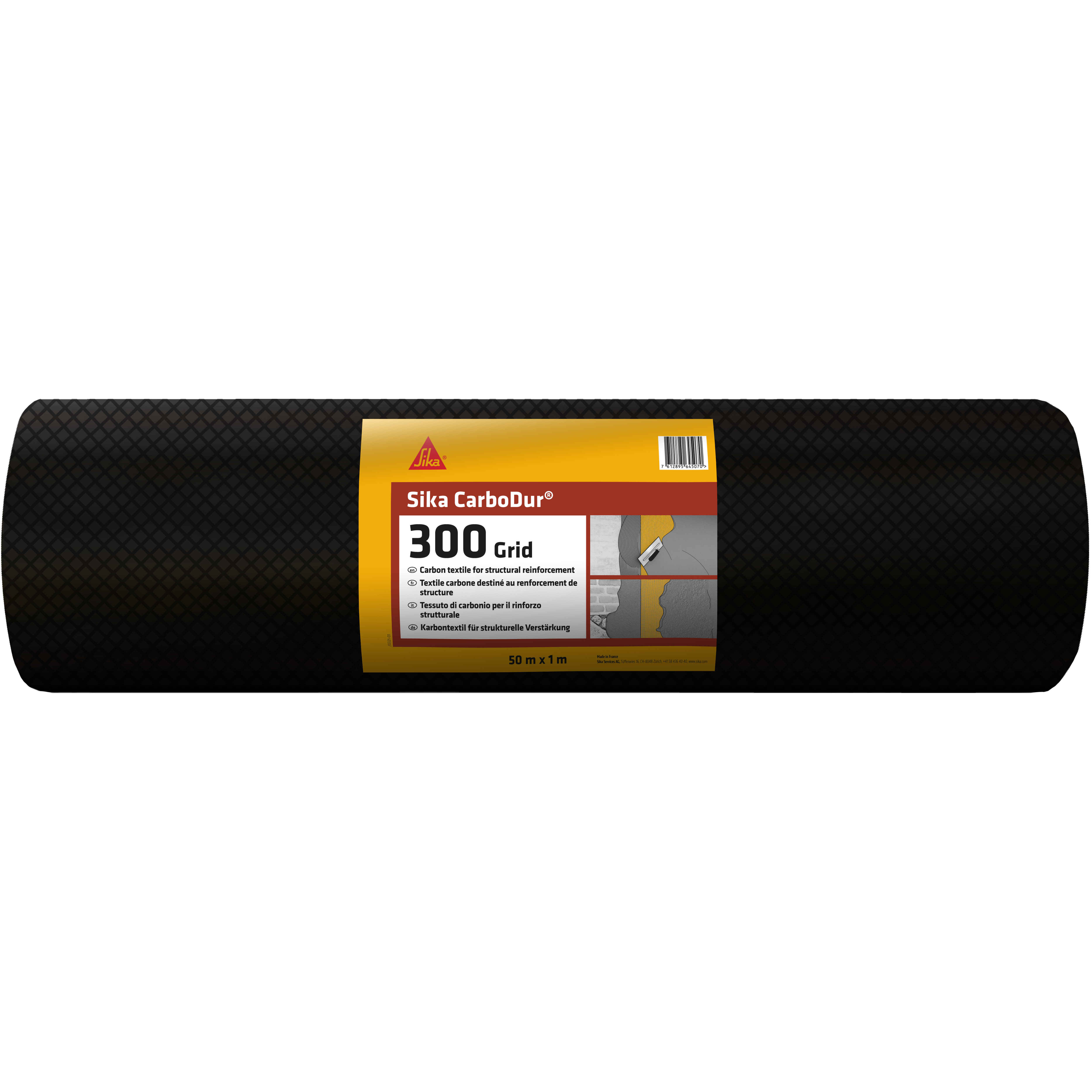 Sika CarboDur-300 Grid malla de fibra de carbono en rollo