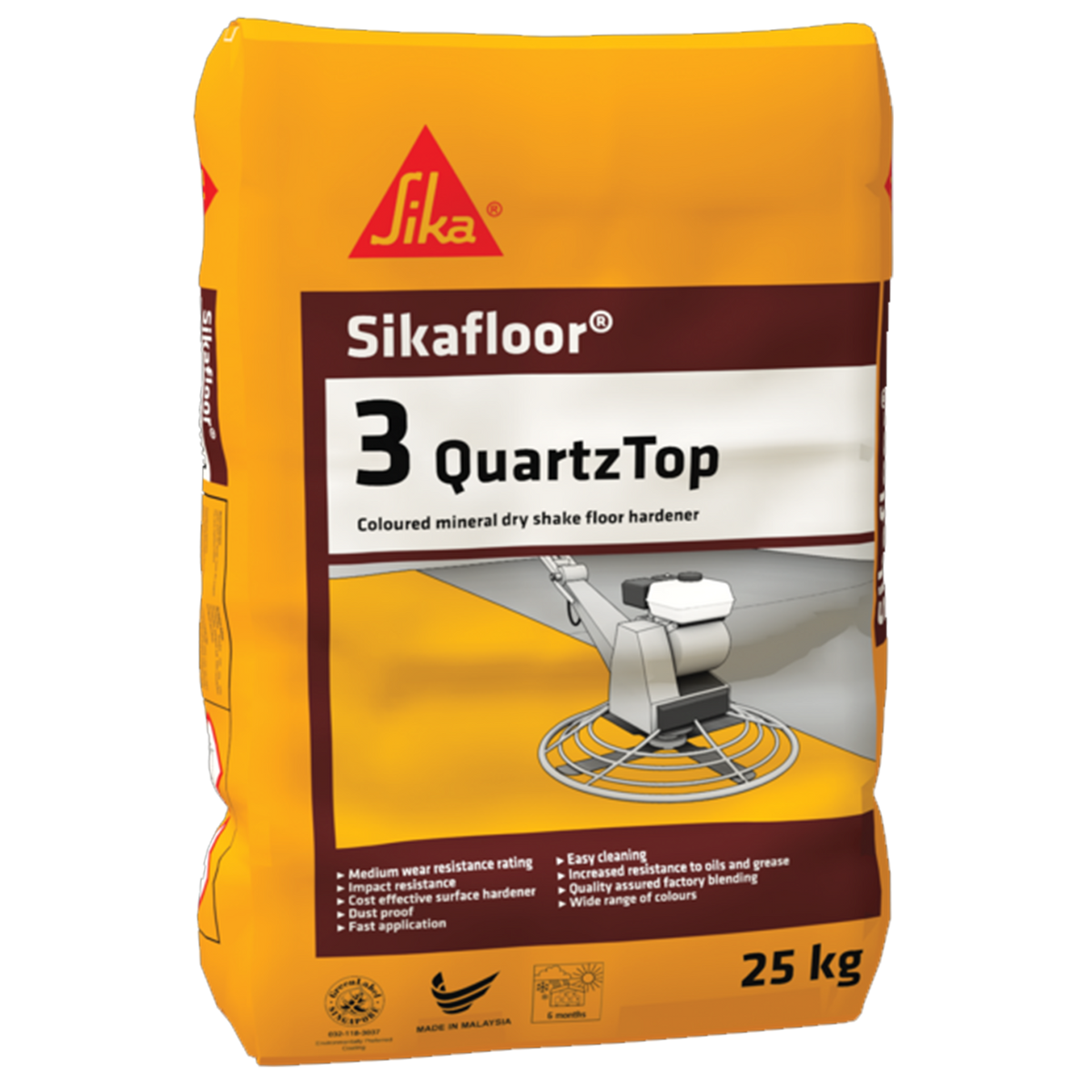 Sika Sikafloor-3 QuartzTop endurecedor de cuarzo saco 25 kg