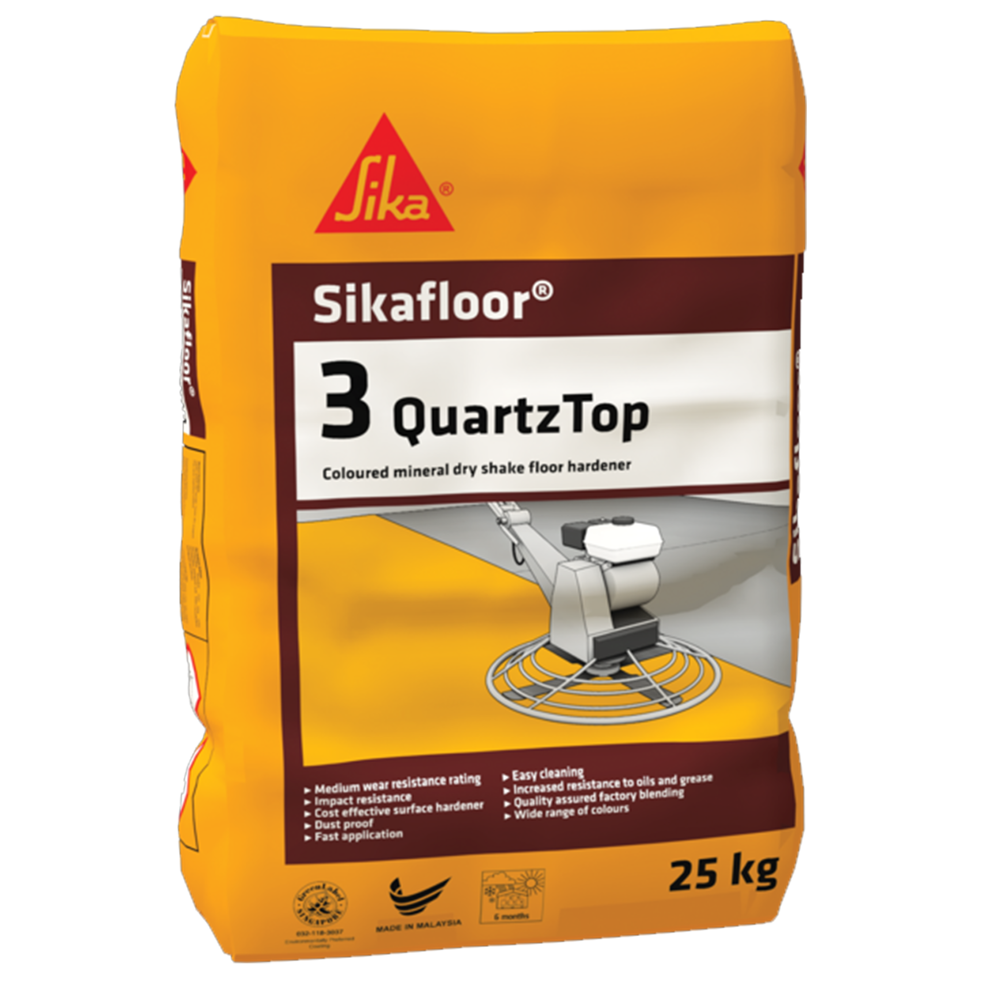 Sika Sikafloor-3 QuartzTop endurecedor de cuarzo saco 25 kg