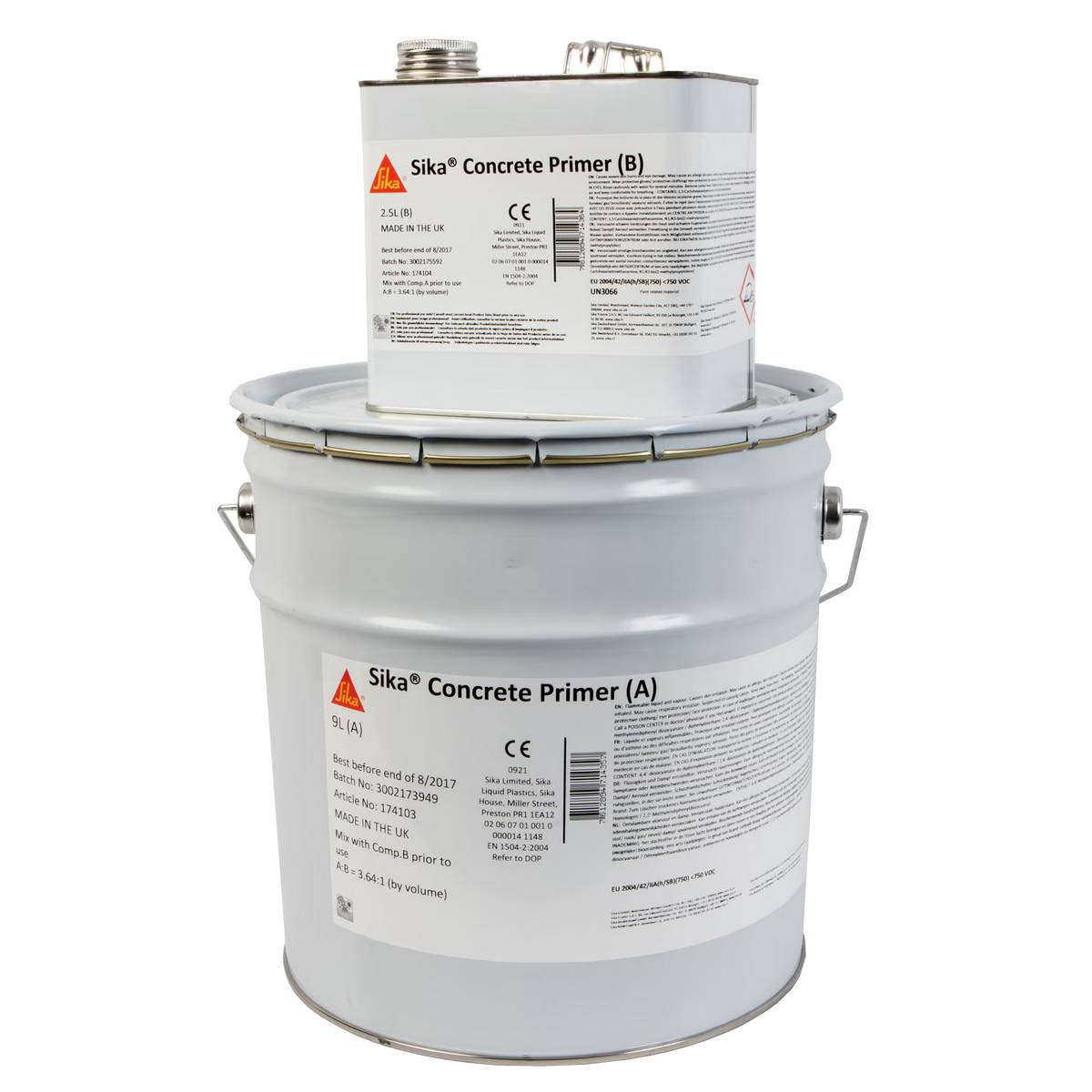 Sika Concrete Primer imprimación bicomponente para membranas líquidas