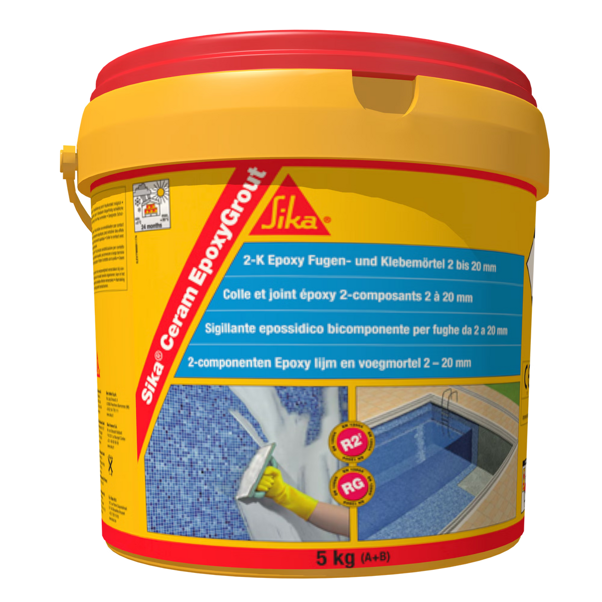 Sika SikaCeram EpoxyGrout junta epoxi bicomponente para cerámica
