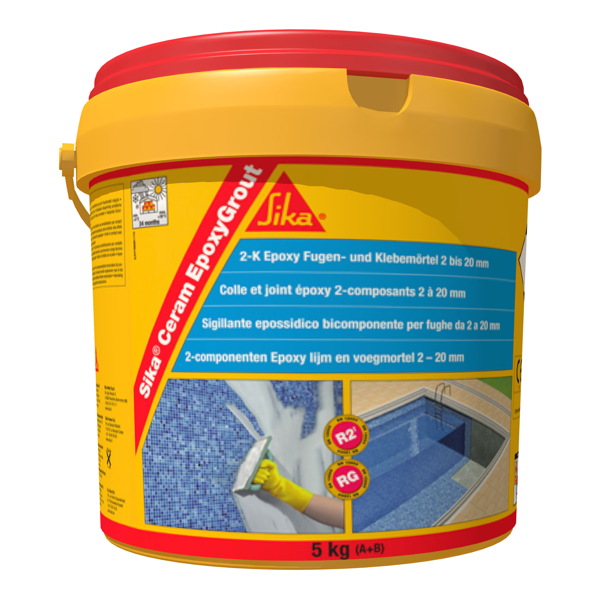 Sika SikaCeram EpoxyGrout junta epoxi bicomponente para cerámica