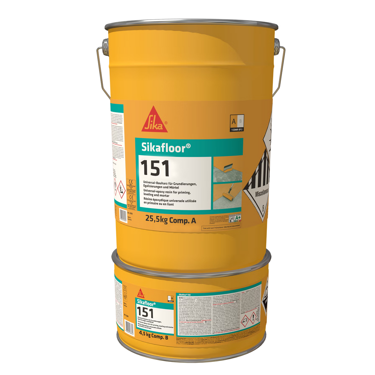 Sika Sikafloor-151 imprimación epoxi para pavimentos en lote de 30 kg