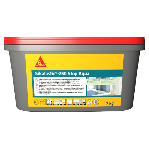 Sika Sikalastic-260 Stop Aqua membrana impermeabilizante líquida para duchas en cubo