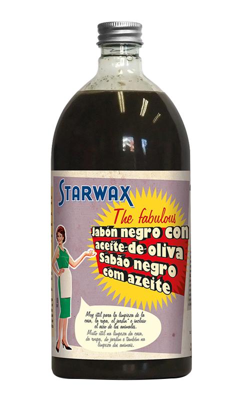 Starwax Jabon Negro aceite oliva 1L