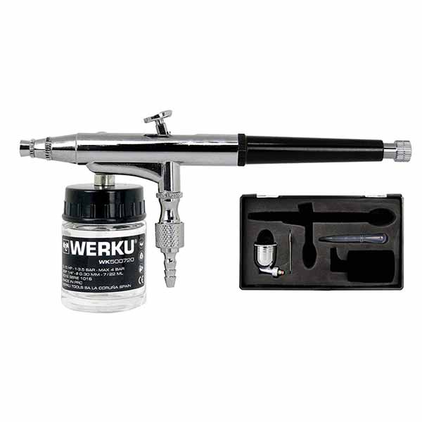 Werku Wk500720 Schwerkraft-Saug-Airbrush-Set