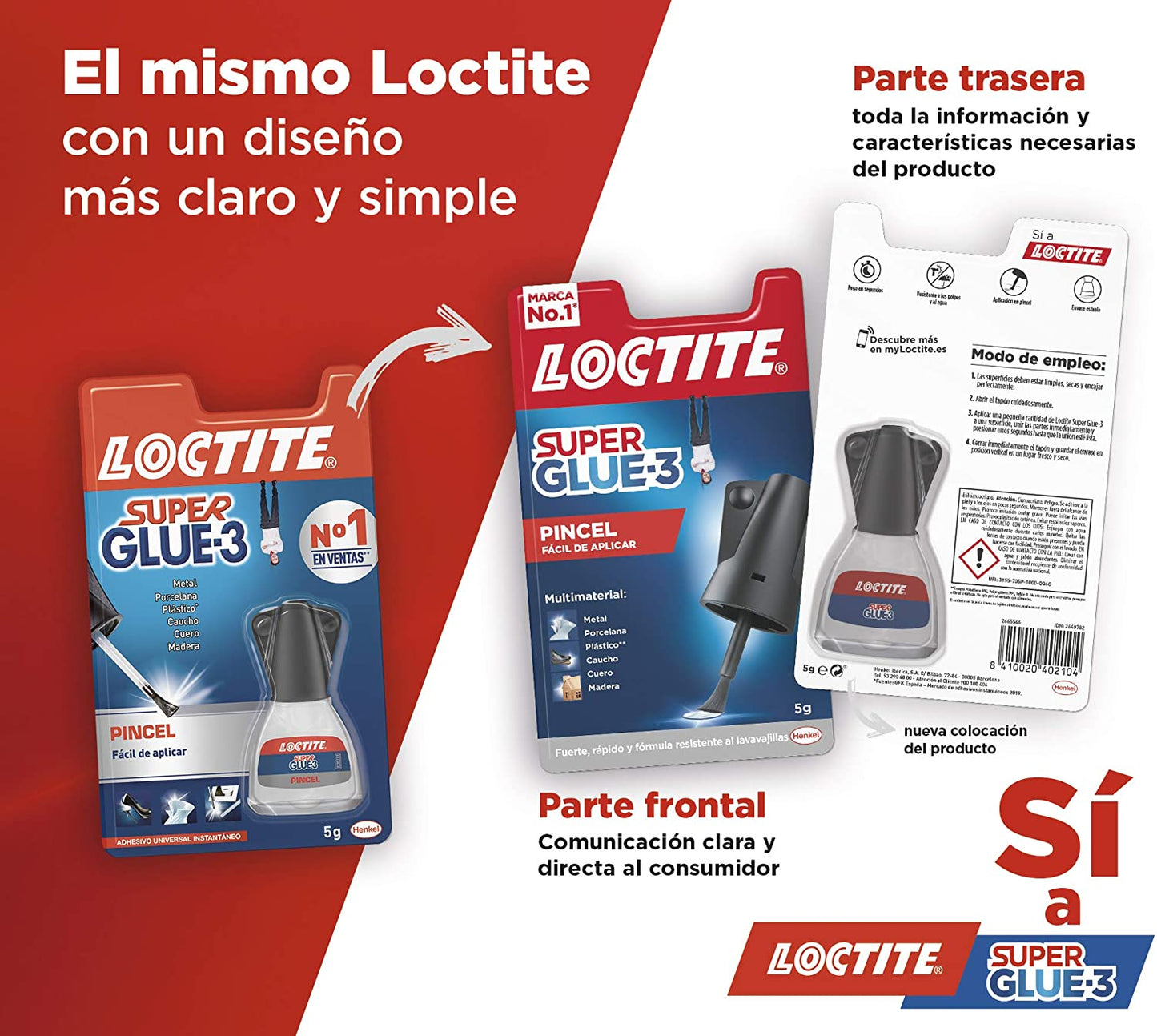 Super Glue-3 Loctite Pinsel