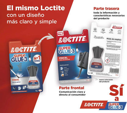 Super Glue-3 Pincel Loctite