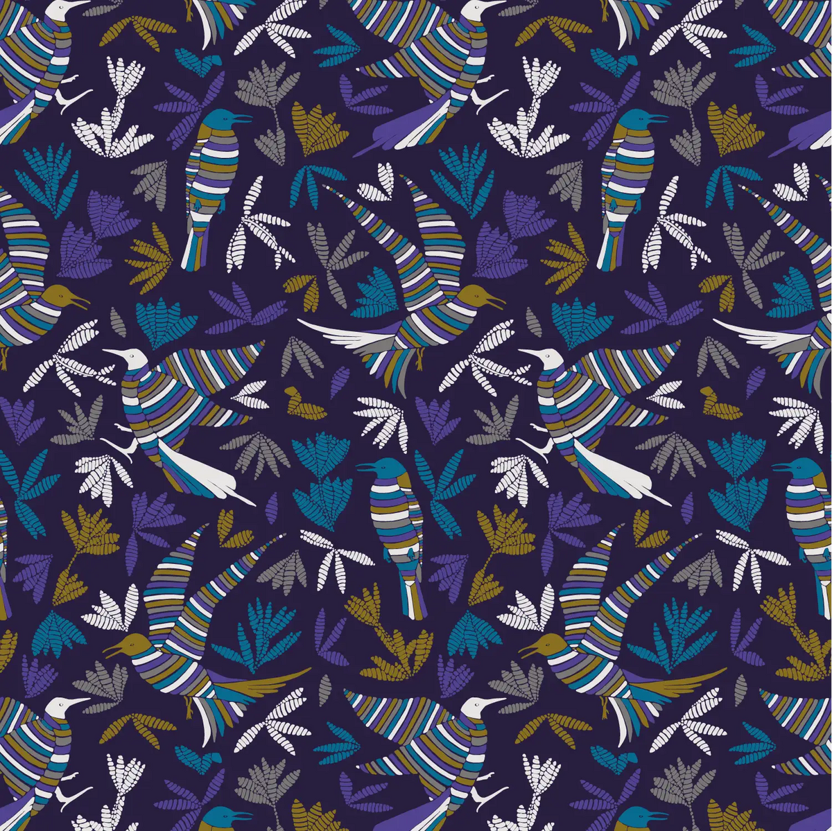 La Ronde Des Oiseaux LRDO01 — papel pintado Ressource Forestine
