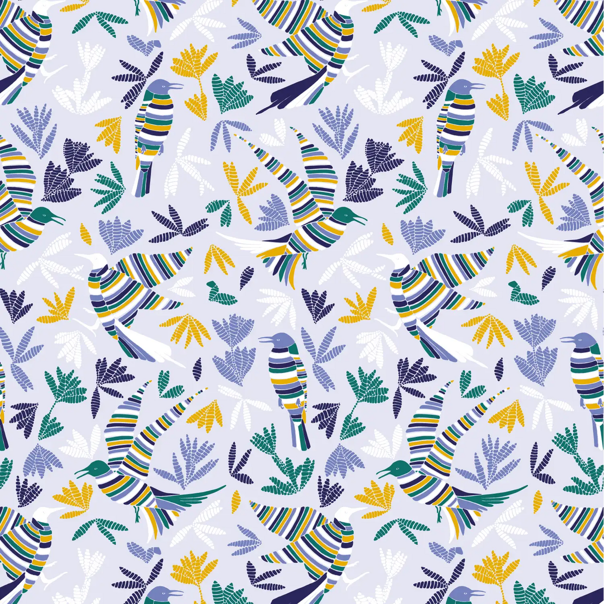 La Ronde Des Oiseaux LRDO02 — papel pintado Ressource Forestine