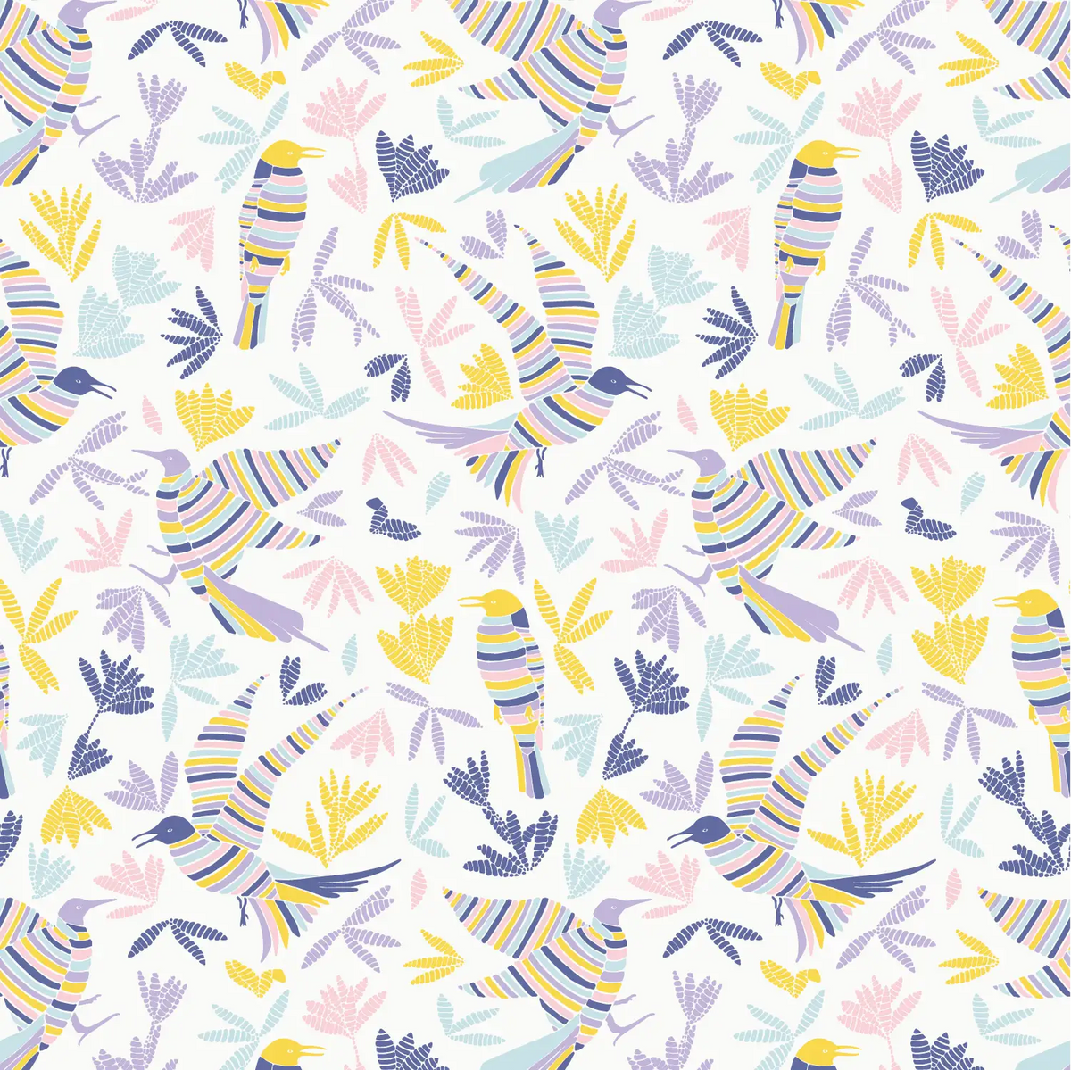 La Ronde Des Oiseaux LRDO03 — papel pintado Ressource Forestine