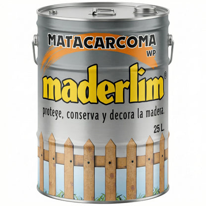 Maderlim Matacarcoma 25L | Insecticida Líquido Profesional contra Carcoma, Termitas y Polillas