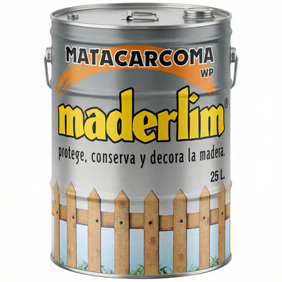 Maderlim Matacarcoma 25L | Insecticida Líquido Profesional contra Carcoma, Termitas y Polillas