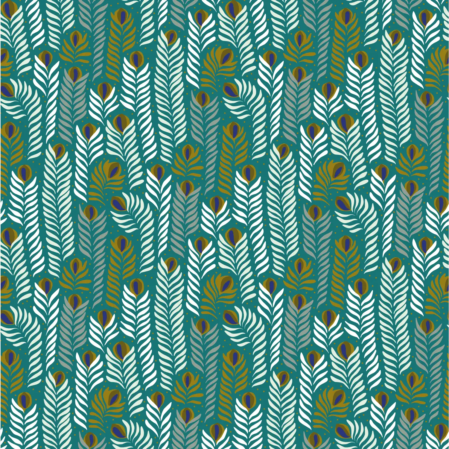 Demoiselles PAG03 — papel pintado Ressource Faune & Flore