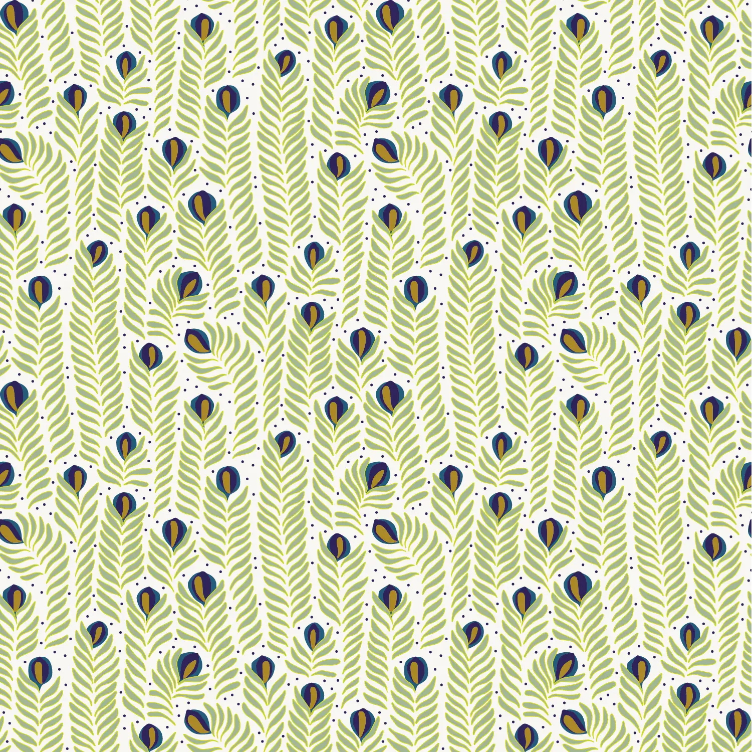 Demoiselles PAG06 — papel pintado Ressource Faune & Flore