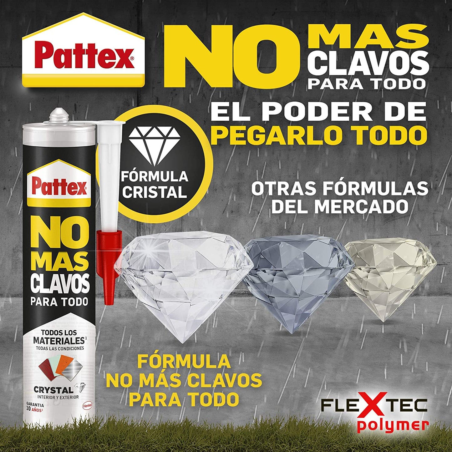 Pattex Plus de clous en cristal