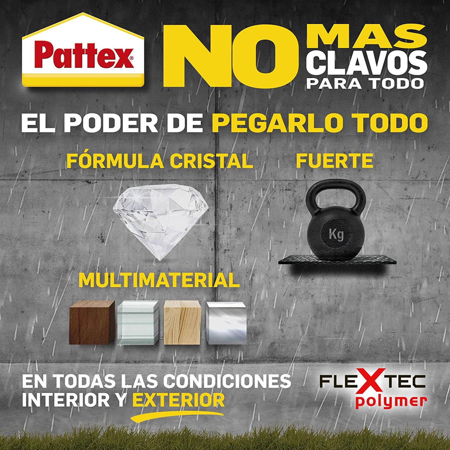 Pattex Plus de clous en cristal