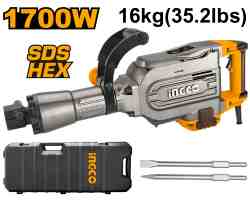 Martillo Demoledor SDS HEX 1700 W INGCO
