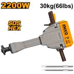 Martillo Demoledor SDS HEX 2200 W INGCO