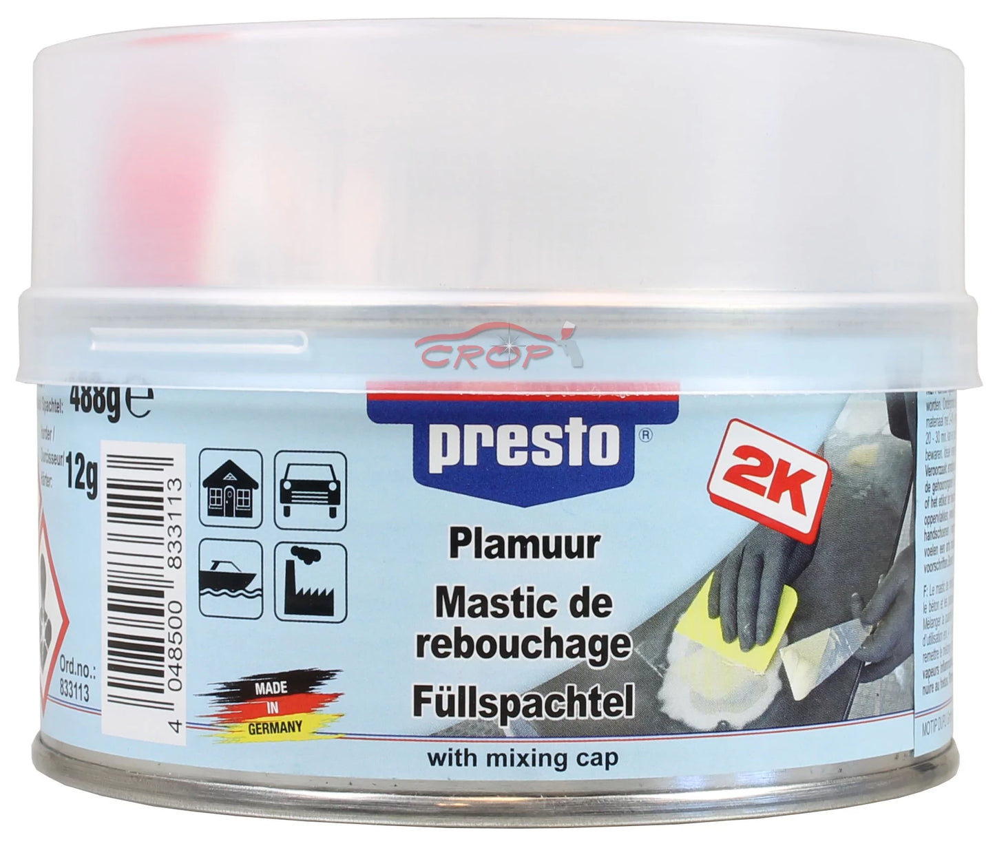 Mastic Universel PRESTO 2K + Durcisseur