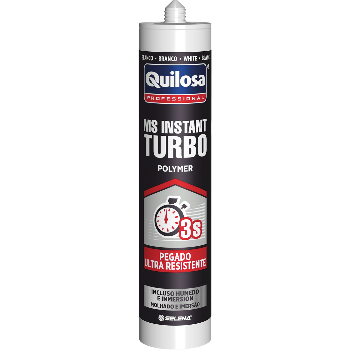Quilosa MS Instant Adhesivo de polímero MS de alta adherencia Blanco 280cc