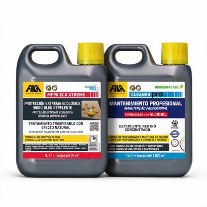 Fila Kit Protección Invisible — MP90 Eco Xtreme 1L + Cleaner Pro 1L