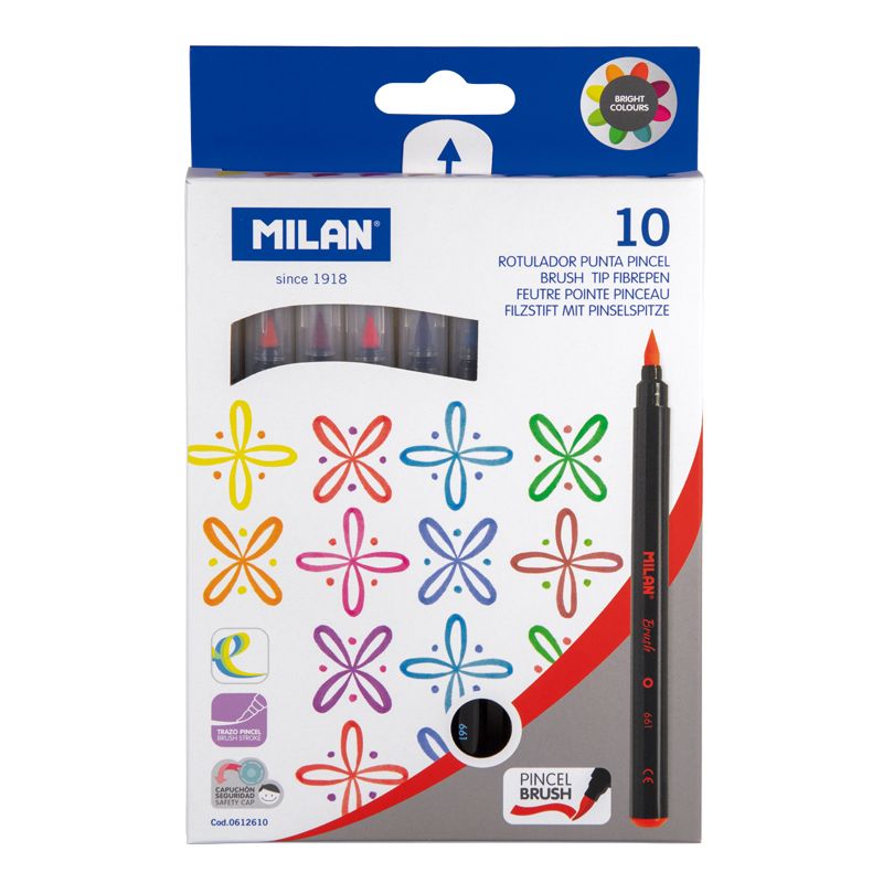 10 Milan Pinselspitzenmarker