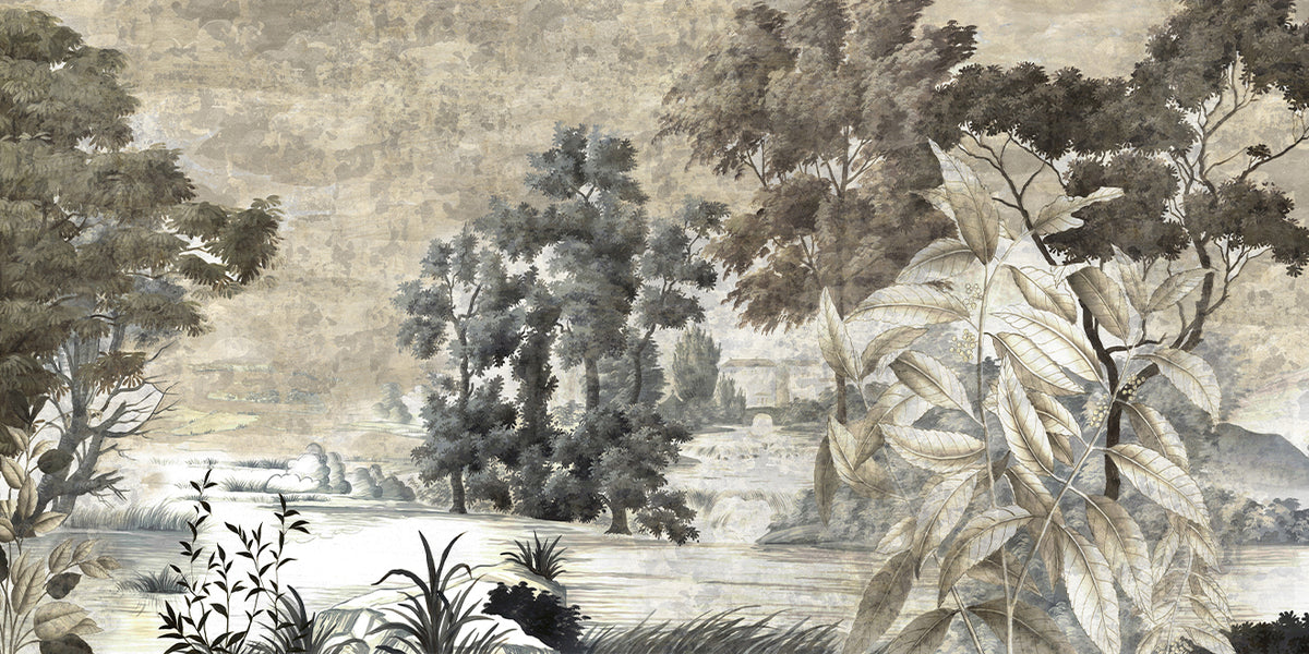 Frise Indienne ANB02 — papel pintado Ressource Ananbô