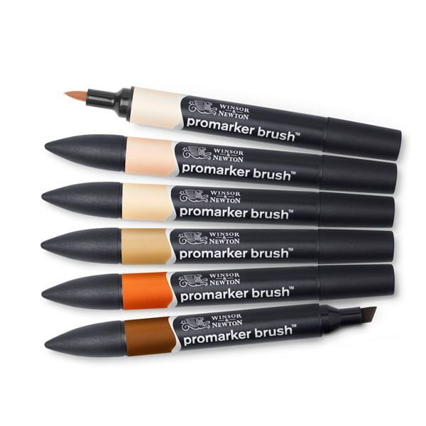 Set 6 Promarker Brush Skin Tones