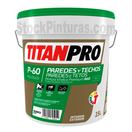 Peinture vinyle écologique de qualité supérieure Titan Pro P60